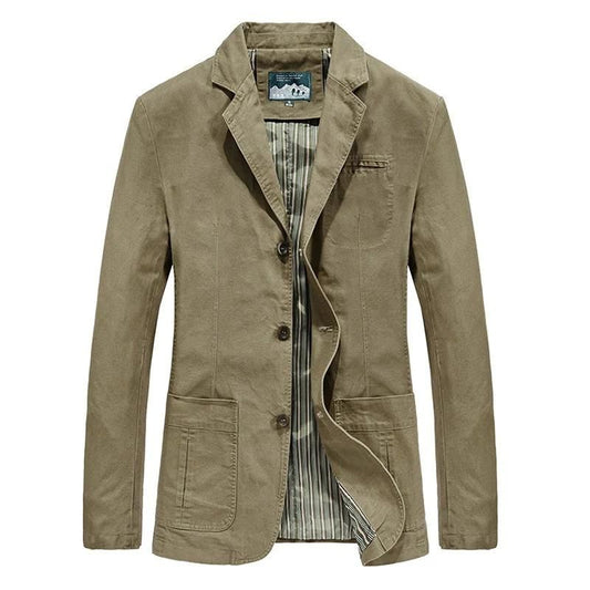 Men's Notch Lapel Casual Blazer - Image 1