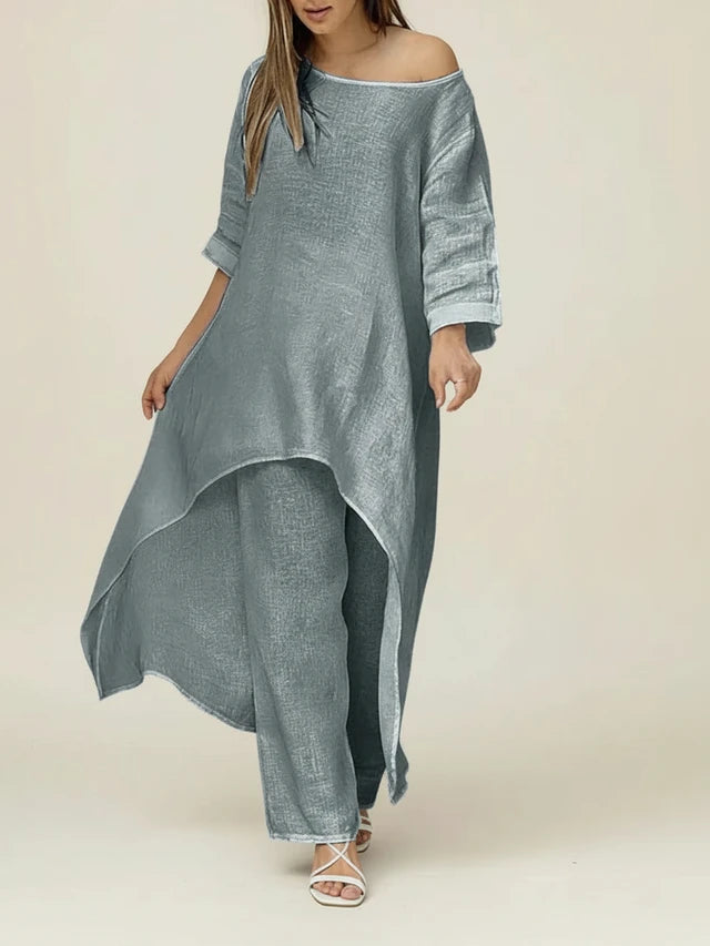 Women's Asymmetrical Loose Fit Set