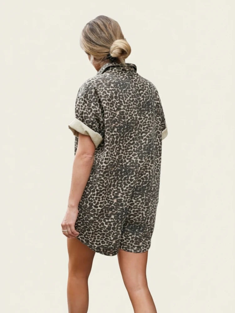 Women's Button-Down Romper