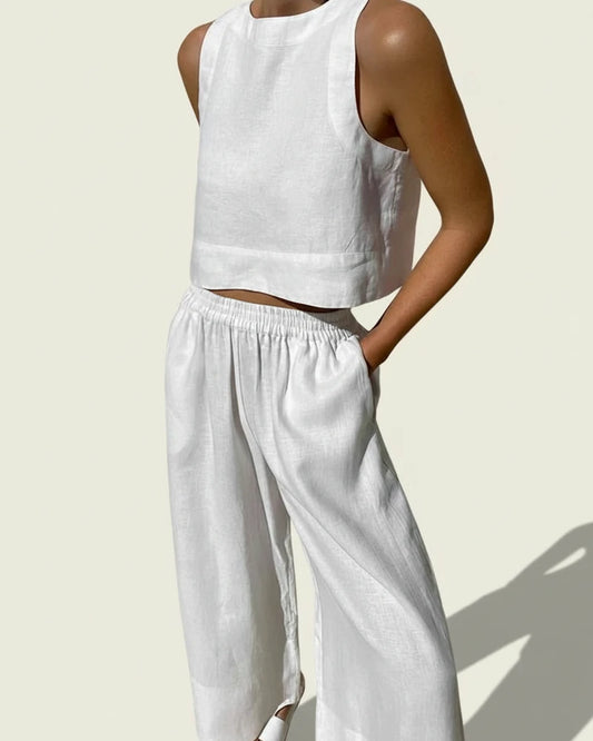 Women's Cropped Two-Piece Set