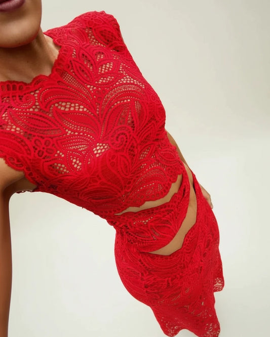 Women's Cutout Waist Set