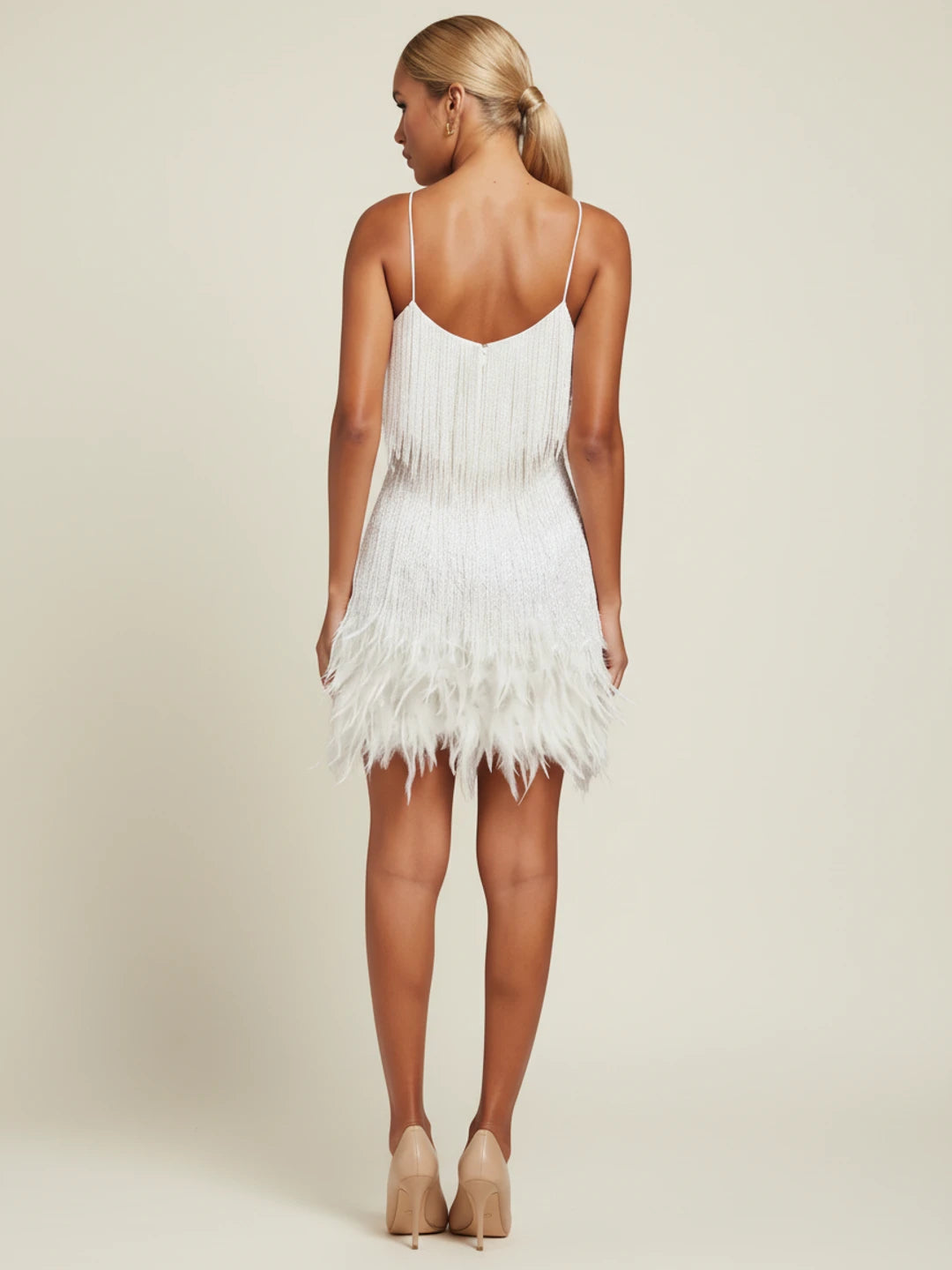 Women's Fringe Cocktail Mini Dress