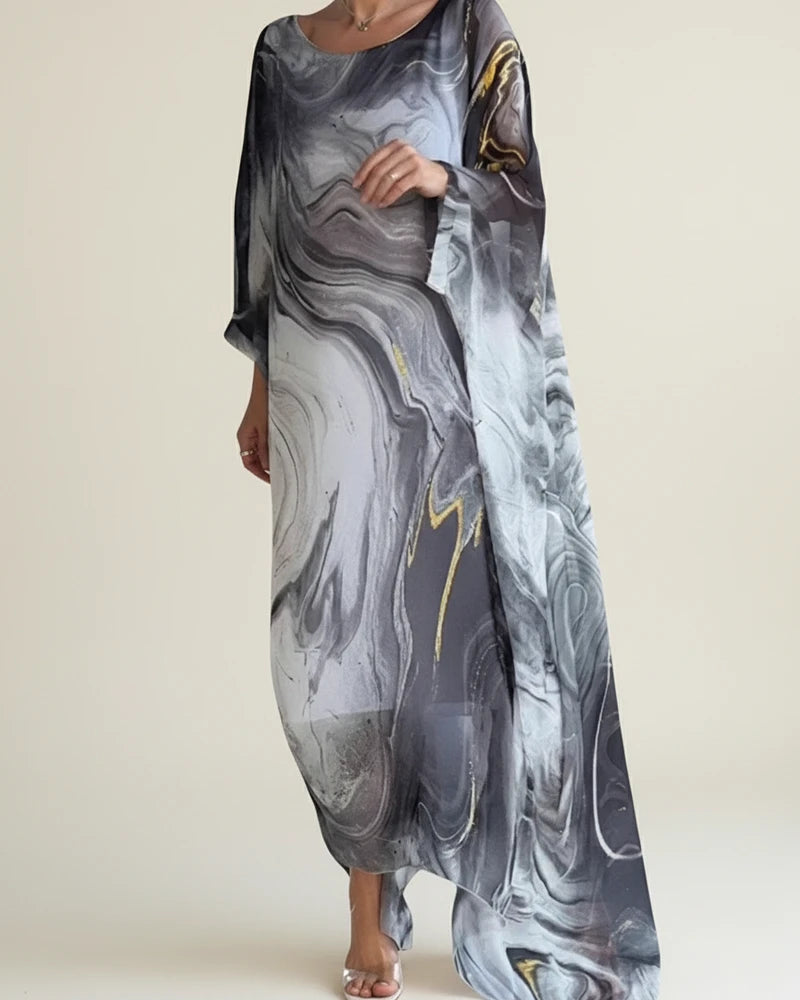 Women's Long-Sleeve Maxi Dress