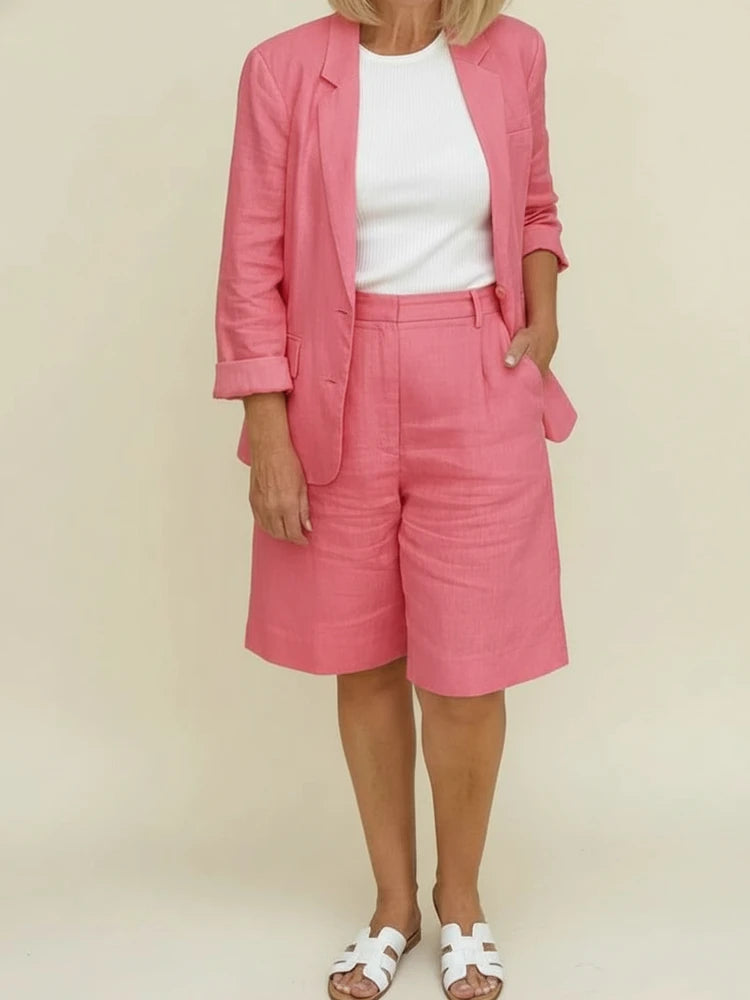 Women's Relaxed Blazer Set