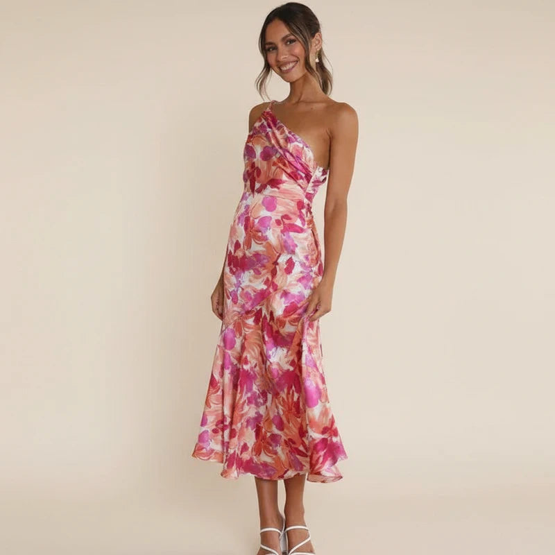 Women's Sleeveless A-Line Midi Dress