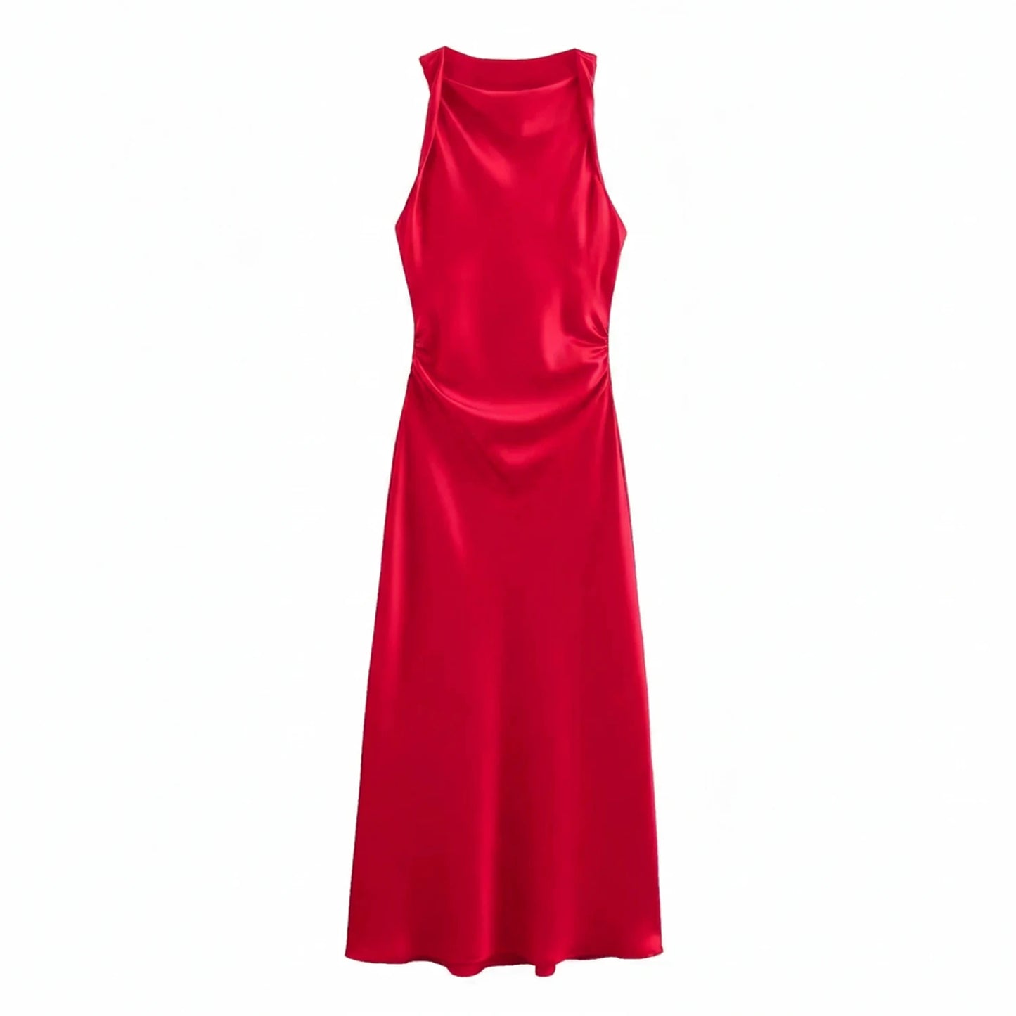 Women's Sleeveless Bodycon Midi Dress