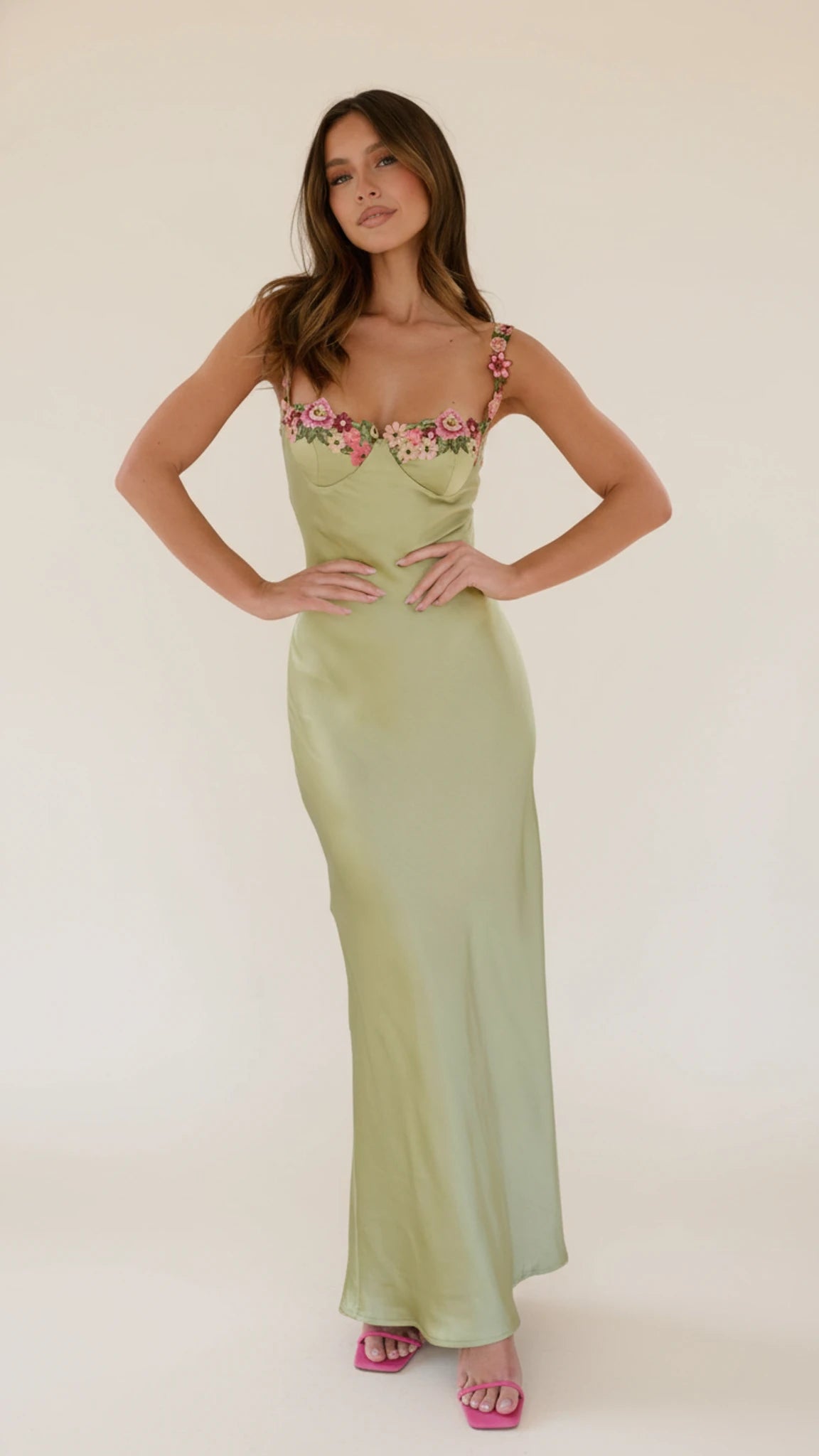 Women's Sleeveless Slip Maxi Dress