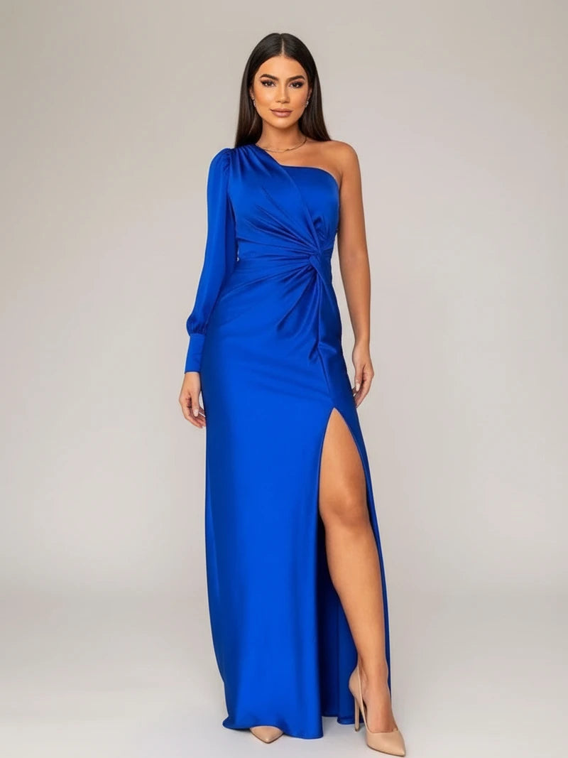 Women's Slit Evening Maxi Dress