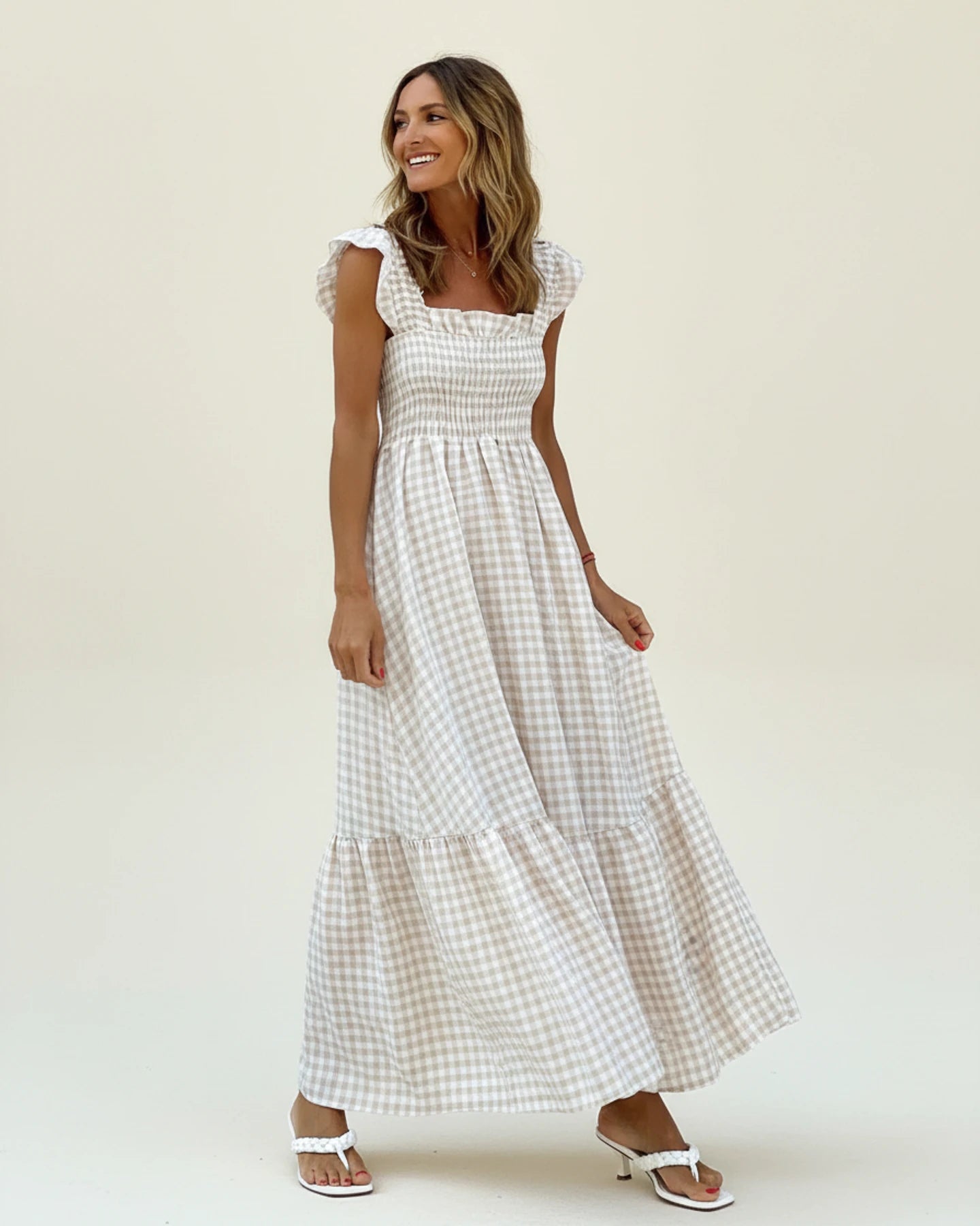 Women's Smocked Summer Maxi Dress