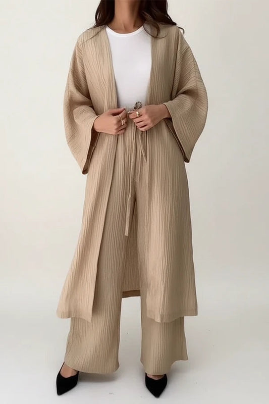 Women's Wide-Leg Pant Set