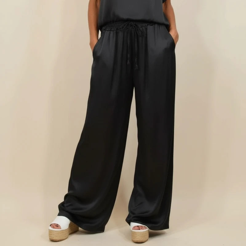 Women's Wide Leg Pant Set