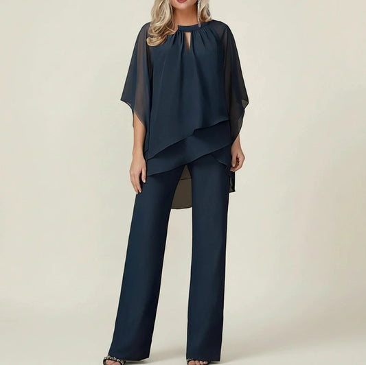 Women's Wide Leg Pant Set