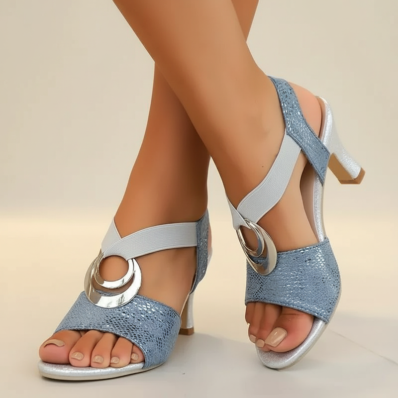 Women's Open Toe Heeled Sandals