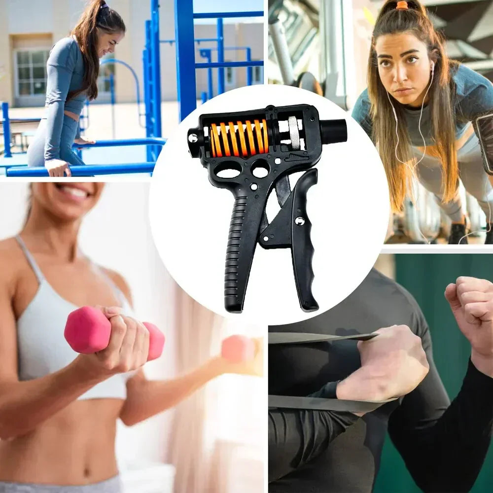 Adjustable 5-165kg Heavy Hand Grip Strengthener - Finger Expander for Arm, Wrist, and Forearm Training Closora