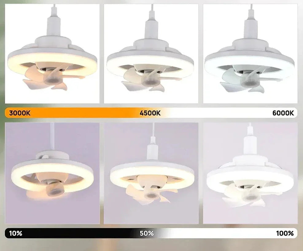 Adjustable Ceiling Fan Light