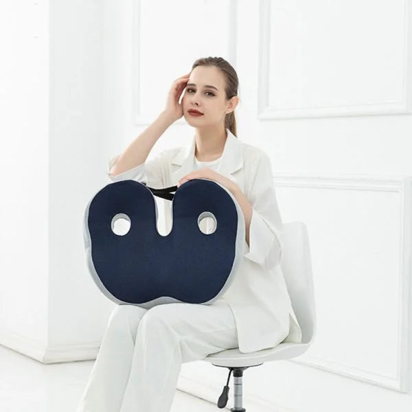Adjustable Memory Foam Sit Bone Relief Cushion - Ergonomic Comfort