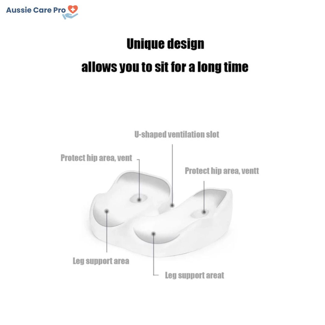 Adjustable Memory Foam Sit Bone Relief Cushion - Ergonomic Comfort