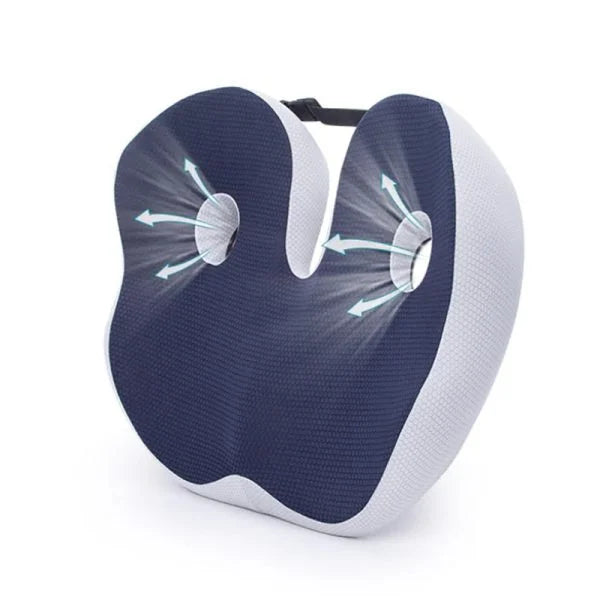 Adjustable Memory Foam Sit Bone Relief Cushion - Ergonomic Comfort