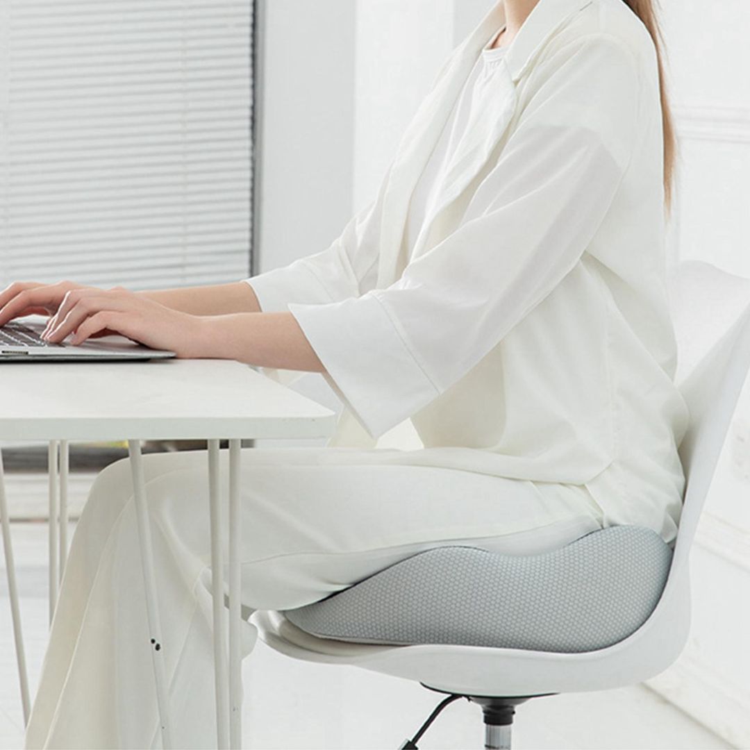 Adjustable Memory Foam Sit Bone Relief Cushion - Ergonomic Comfort