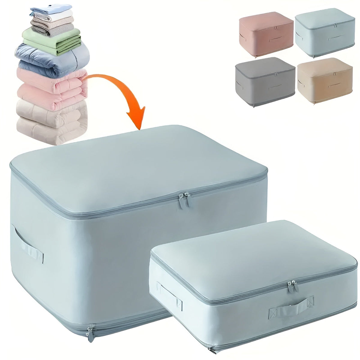 Airtight Storage Bags with Roll Valve – Compresses Up to 50%