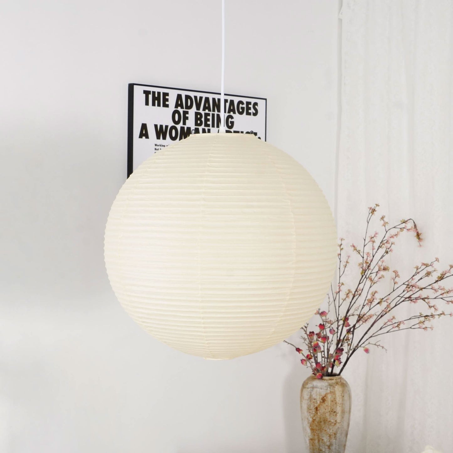 Akari A Series Japanese Paper Pendant Light