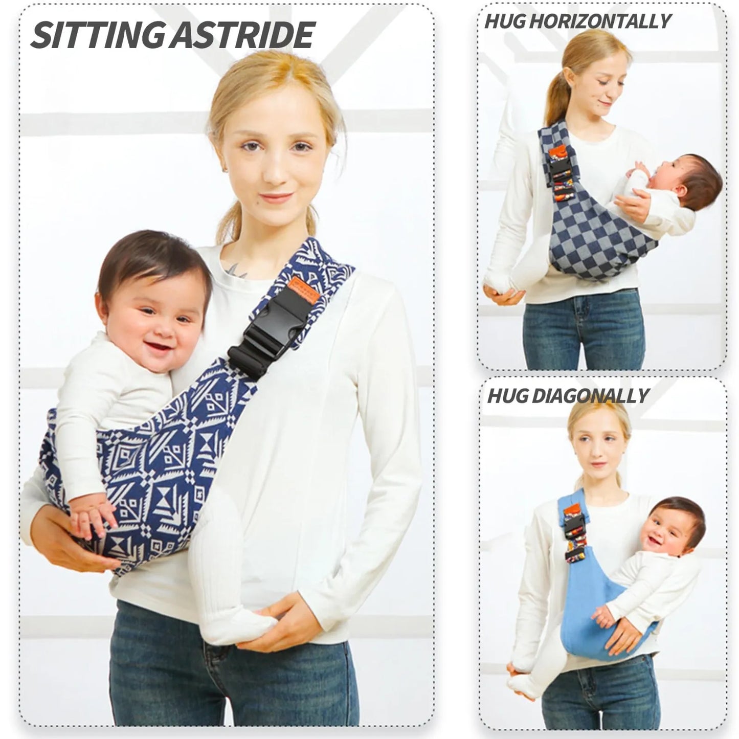 Adjustable Baby Carrier - Flexible & Comfortable | Hip Carrier Wrap