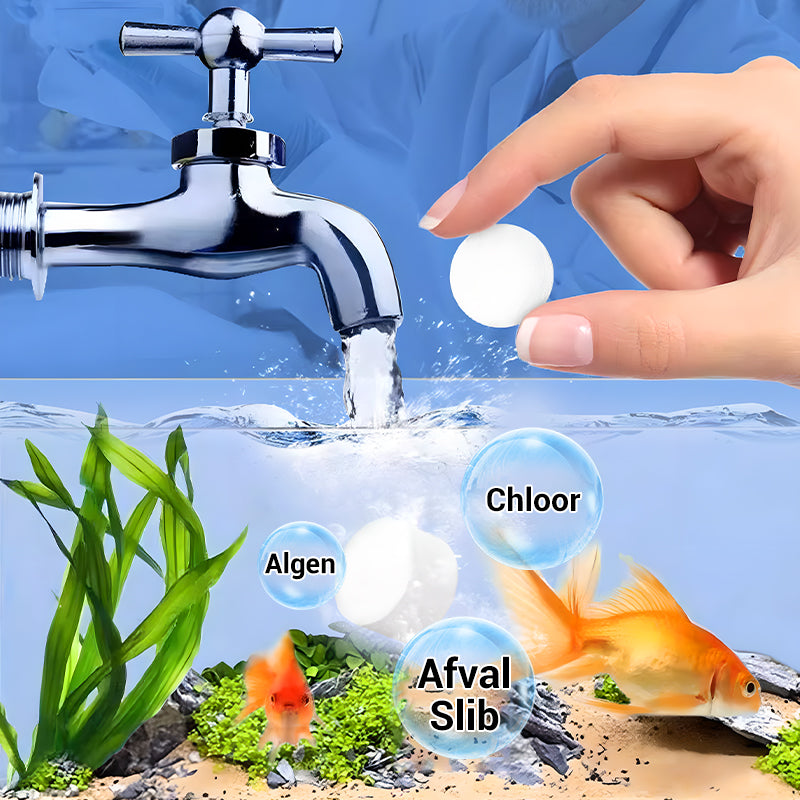 AquaPure™ | Cleans cloudy aquarium water completely in just a few minutes | 1+2 free
