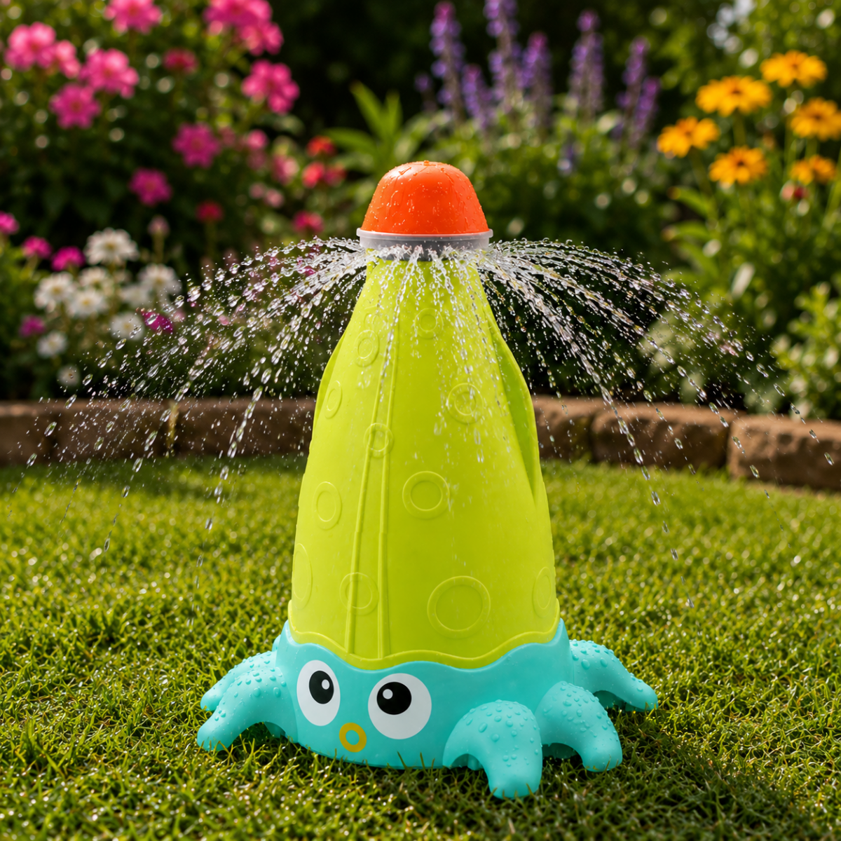 AQUAREX – Rotating Octopus Water Toy for Fun Garden Play