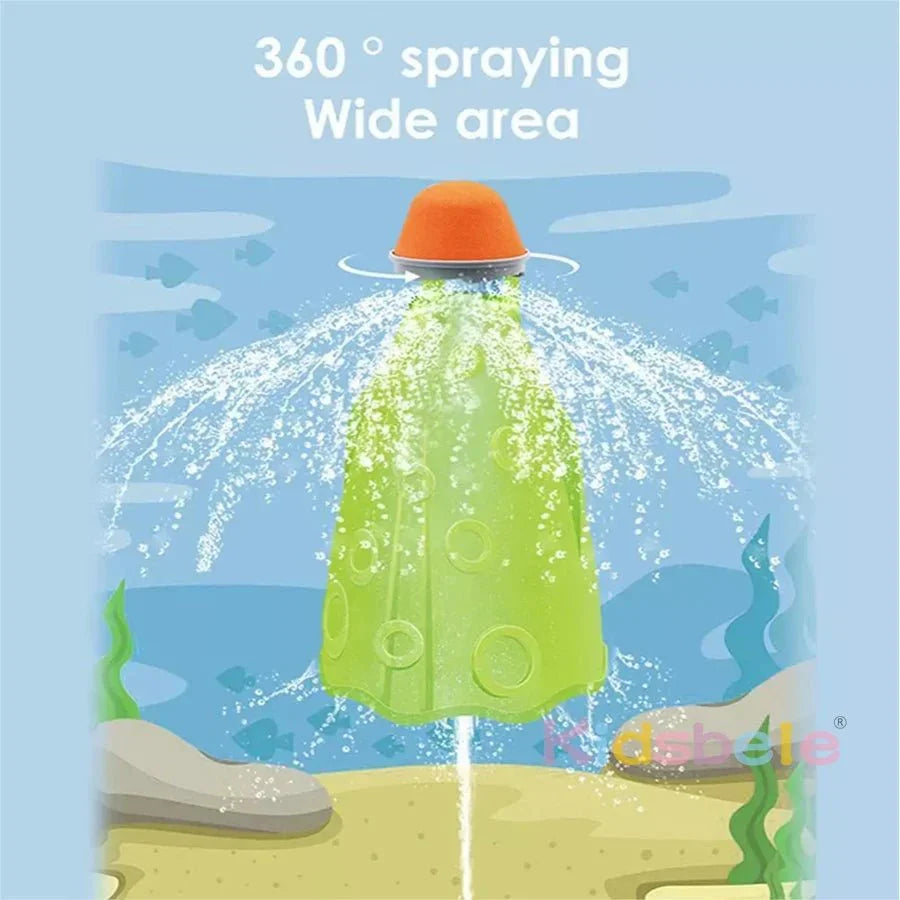 AQUAREX – Rotating Octopus Water Toy for Fun Garden Play