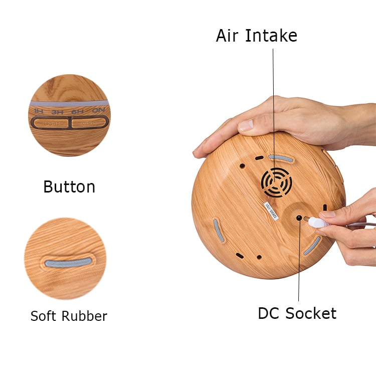 Aroma Diffuser - Sleek and Beautiful – 300 ml. (available with aroma oil kit)