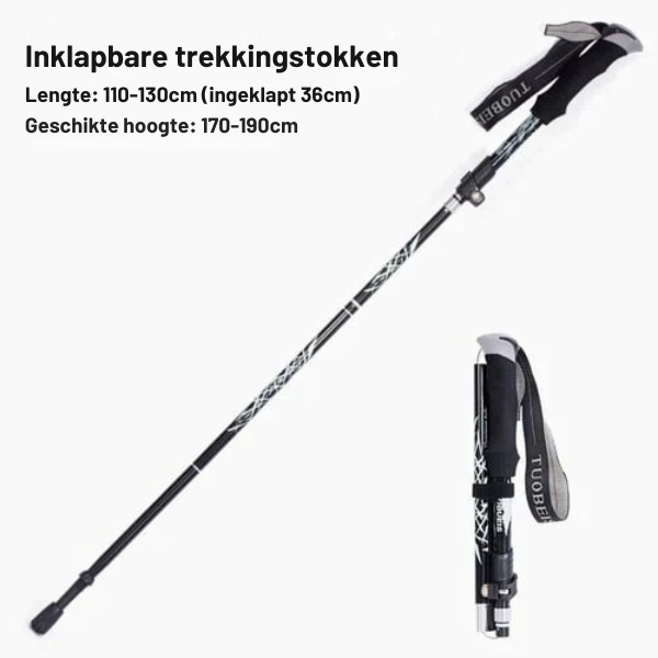 Automatic Folding Walking Stick - Ergonomic & Durable