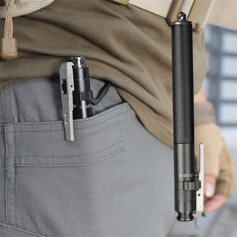 Automatic Folding Walking Stick - Ergonomic & Durable