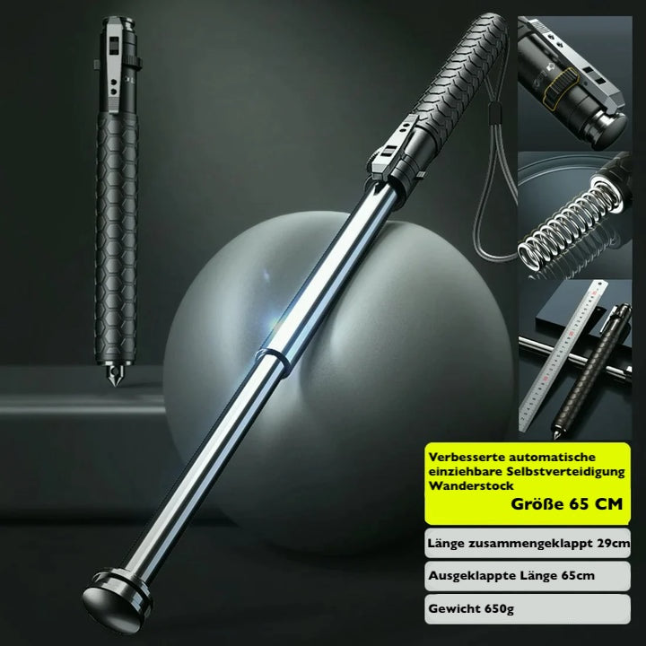 Automatic Walking Stick | Non-Slip Grip | Self-Defense