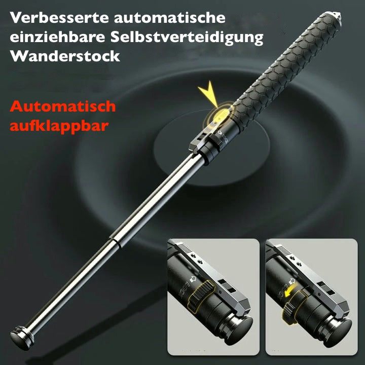 Automatic Walking Stick | Non-Slip Grip | Self-Defense