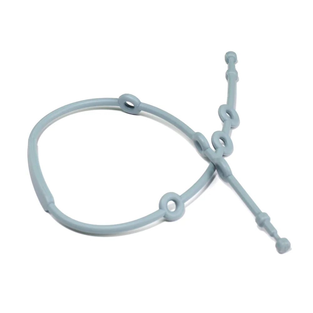 Baby Adjustable Silicone Toy Straps for Secure Playtime