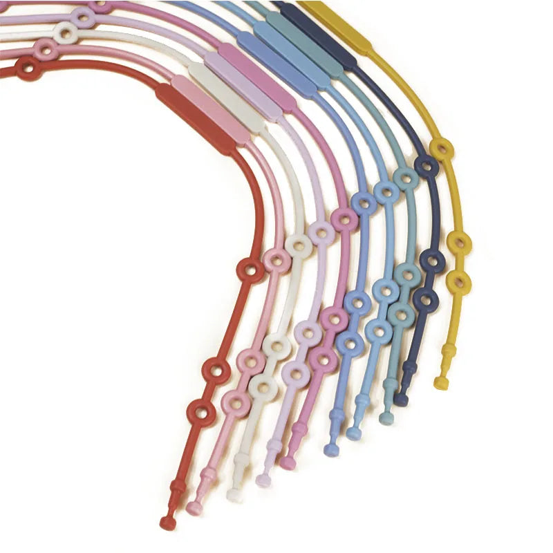 Baby Adjustable Silicone Toy Straps for Secure Playtime