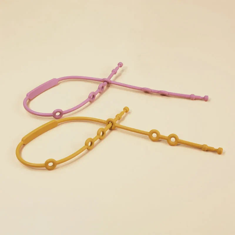 Baby Adjustable Silicone Toy Straps for Secure Playtime