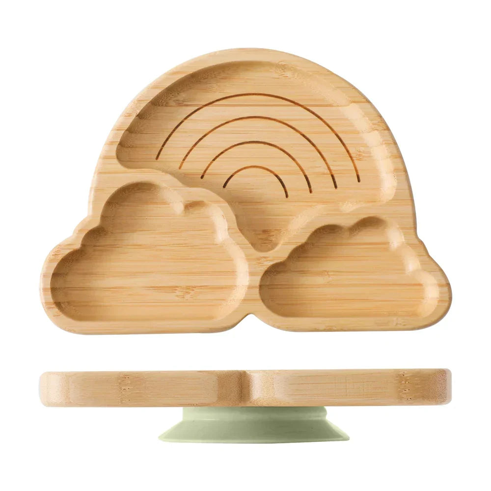 Baby Bamboo Suction Dinnerware Set – Safe & Stylish Toddler Bowls & Plates