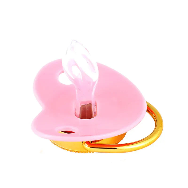 Baby Luxury Crown Pacifier & Clip Set