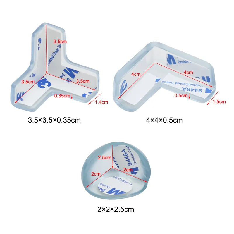 Baby Safety Clear Corner Protectors - Set of 10