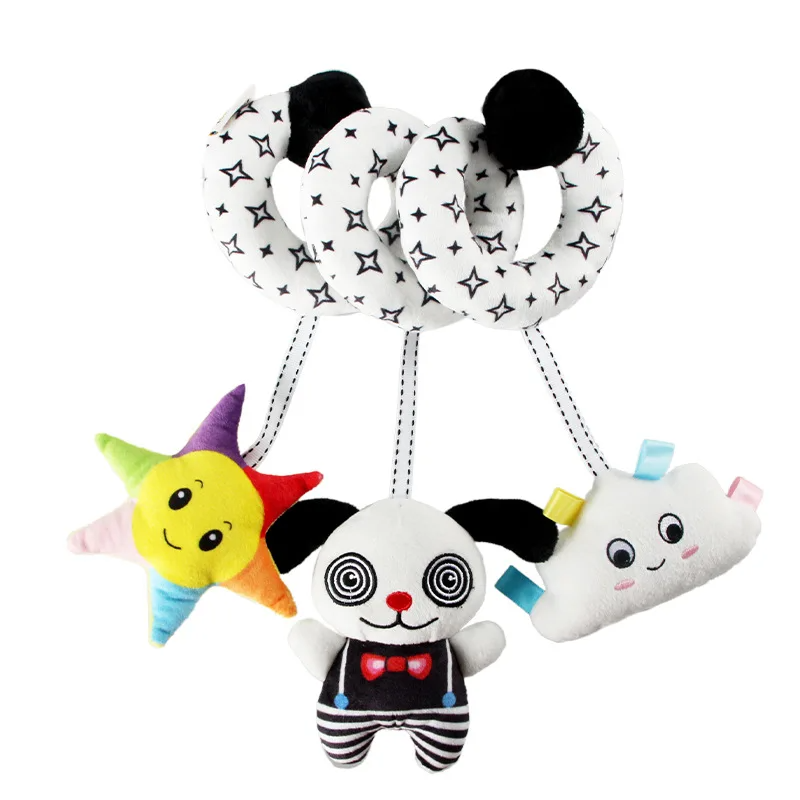 Baby Spiral Car Seat & Pram Toy for Sensory Development