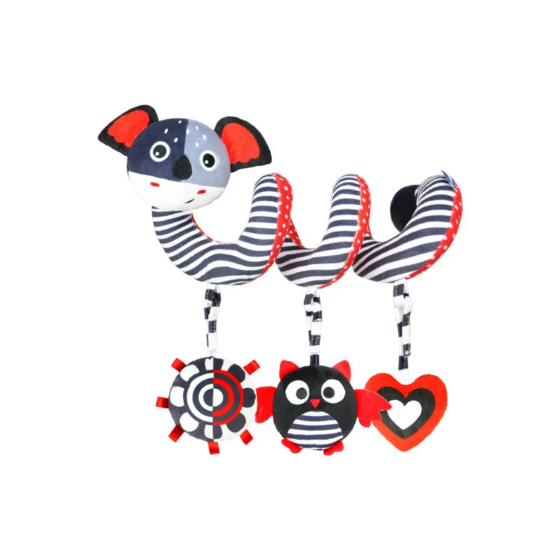 Baby Spiral Car Seat & Pram Toy for Sensory Development