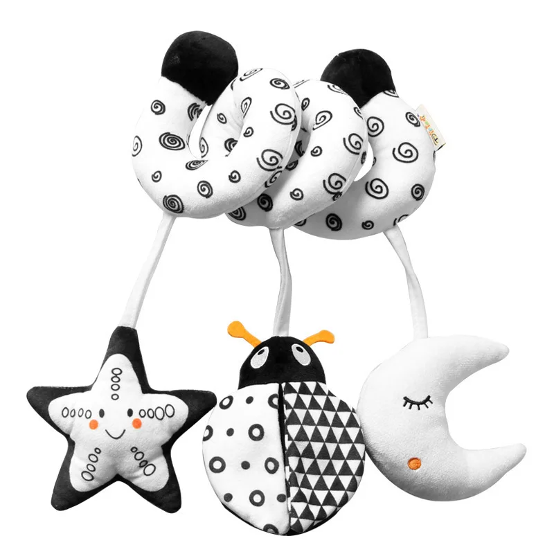 Baby Spiral Car Seat & Pram Toy for Sensory Development