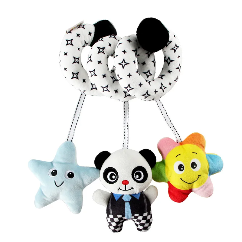 Baby Spiral Car Seat & Pram Toy for Sensory Development