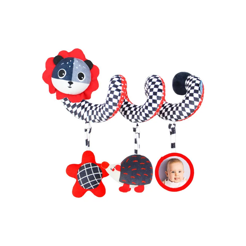 Baby Spiral Car Seat & Pram Toy for Sensory Development