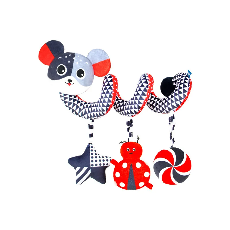 Baby Spiral Car Seat & Pram Toy for Sensory Development