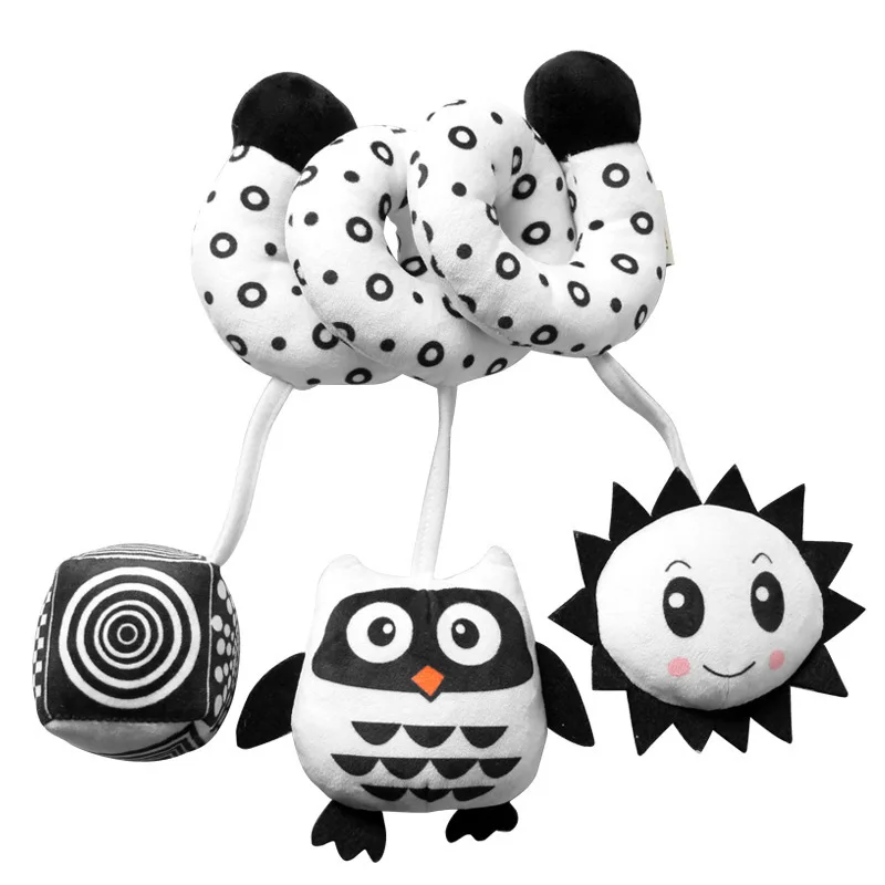 Baby Spiral Car Seat & Pram Toy for Sensory Development