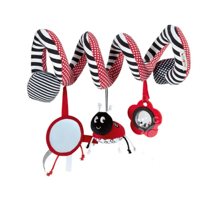 Baby Spiral Car Seat & Pram Toy for Sensory Development
