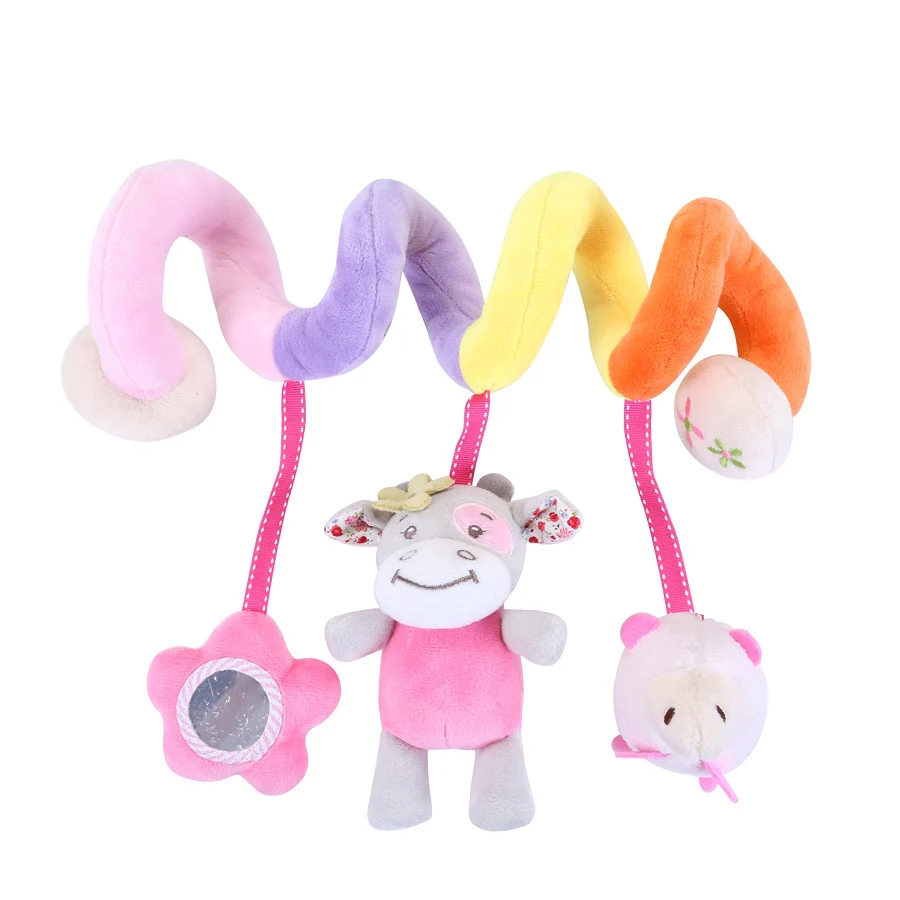 Baby Spiral Car Seat & Pram Toy for Sensory Development
