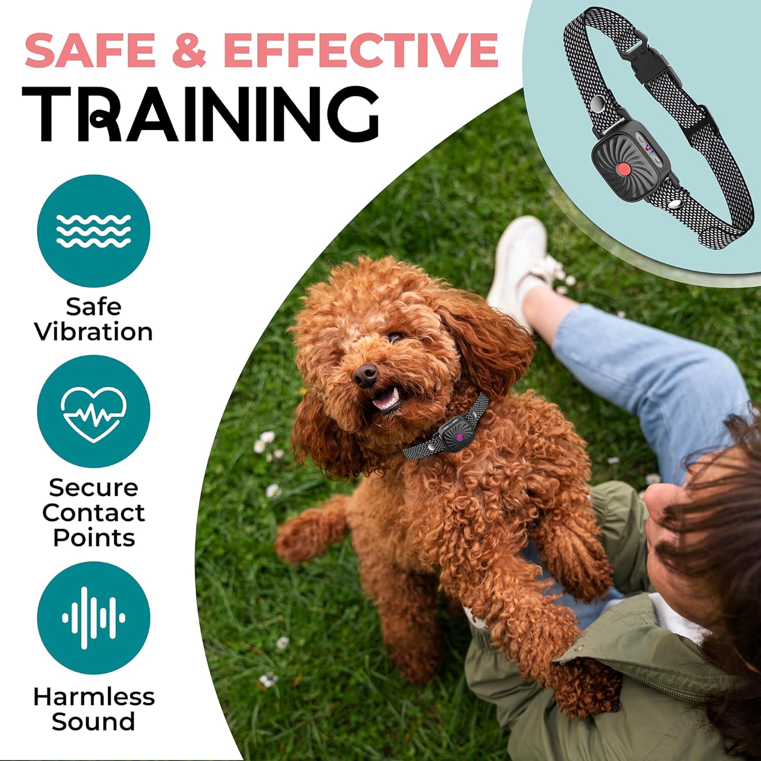BarkEase | Gentle Training Collar for Small Dogs